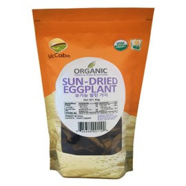 McCabe Organic Sun-Dried Eggplant | Organic Eggplant Dried | Rich with Fiber & Minerals | USDA and CCOF Certified Dried Eggplant | Product of USA | 80g
