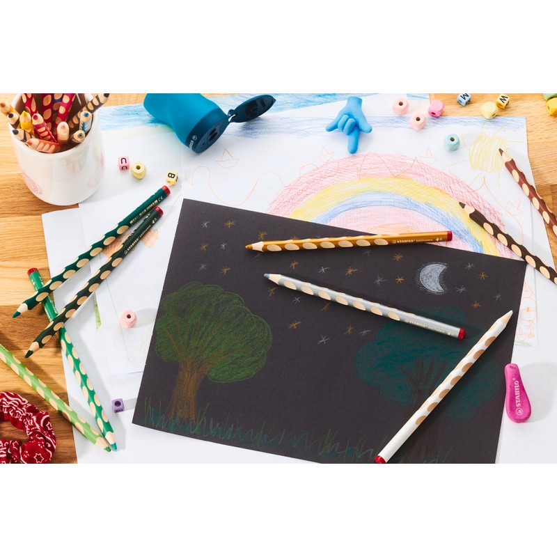 Ergonomic Colouring Pencil - STABILO EASYcolors - Right-Handed - Pack