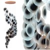 ART-CRAFT Capiz Shell Chain Garland Spiral Black and White as