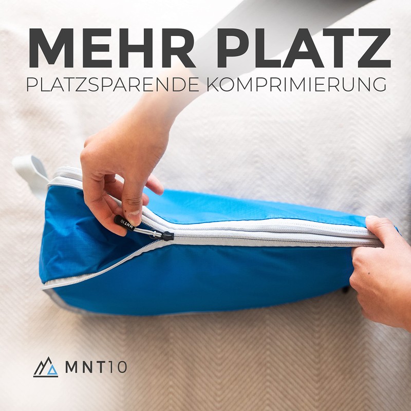 MNT10 Packtaschen recycelt mit Kompression S, M, L, XL I