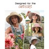 FURTALK Wide Brim Sun Hat with Ponytail Hole for Women