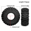 Dantenron 2.2 RC Crawler Tires OD 135MM 1/10 Super Soft