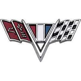 1964-67 "V-Flag" Front Fender Emblem