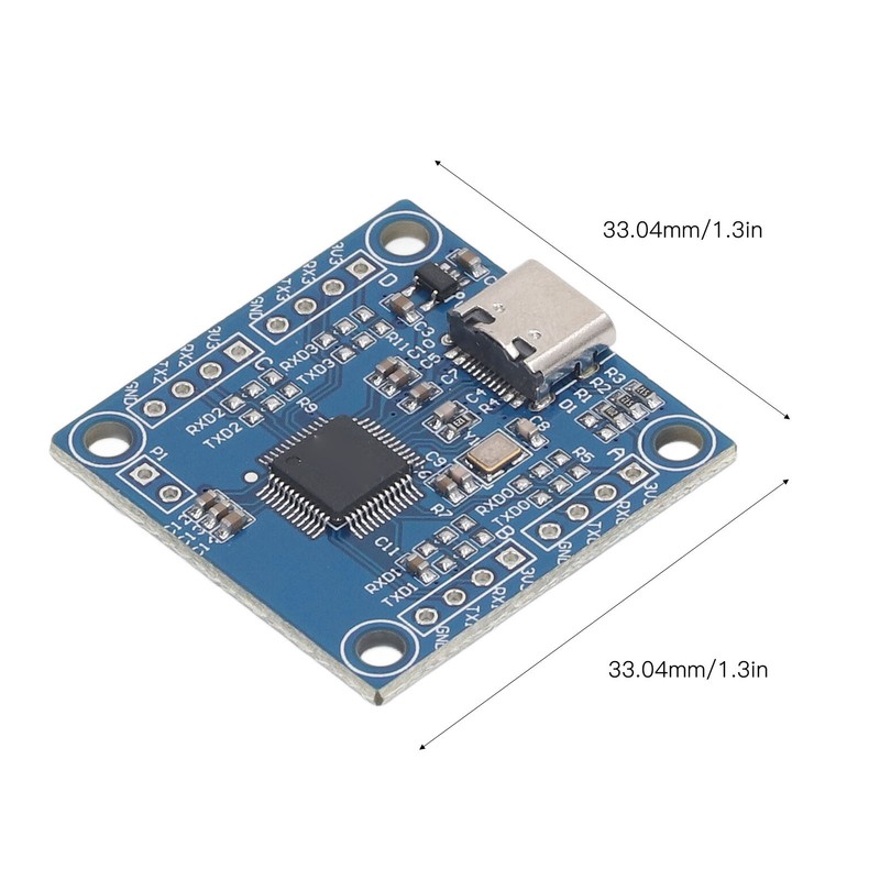 USB to 4 Way TTL Module CH9344 12Mbps Baud Rate