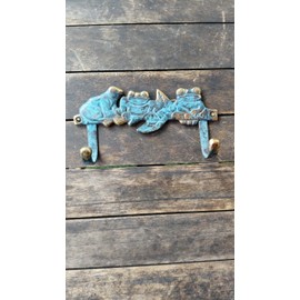 Happy Island Frogs Wall Hook – Tropical Bali Accent for Hats, Keys, Towels & More Handcrafted in Bali, Home Decor