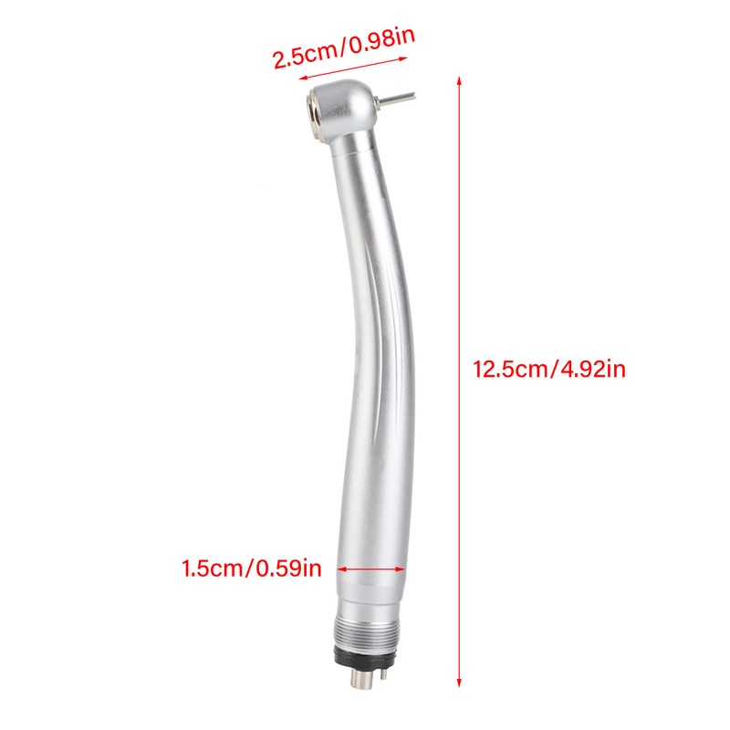 High Speed Dental Handpiece Aluminium Alloy Low Noise Dental Handpiece