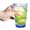 Hedume 6 Pack 17oz Premium Drinking Glasses, Set of 6