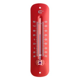 TFA Dostmann 12.2051.05 Indoor and Outdoor Thermometer for Measuring Outdoor or Indoor Temperature, Weatherproof, Red