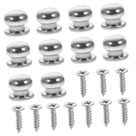 Operitacx 10Stücke Mini Knöpfe Für Kommoden Runde Metallknöpfe Ømm Für Schmuckboxen Und DIY Projekte Einfach Zu Montieren