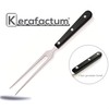 Kerafactum Meat Fork, Stainless Steel Carving Fork, Flat with Tines,