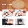 Stainless Steel Coffee Pods Adapter Converter Holder Compatible with Delonghi-ENV135,