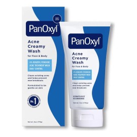 Panoxyl Limpiador Cremoso Antimicrobiano Hidratante 4% Todo Tipo De Piel Día/noche