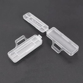 Lsydgn Pack of 60 Cable Labels Cable Labelling Cable Label Clip Transparent Cable Labels Reusable Cable Labels Made of Nylon Waterproof Cable Labels Suitable for Wires Cables