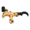 Bow Release Aids Aluminum Alloy Adjustable 4 Finger 360 Degree