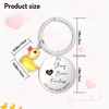 Smilelife Inspirational Keychain Funny Ducking Key Chain Lucky Duck Charms