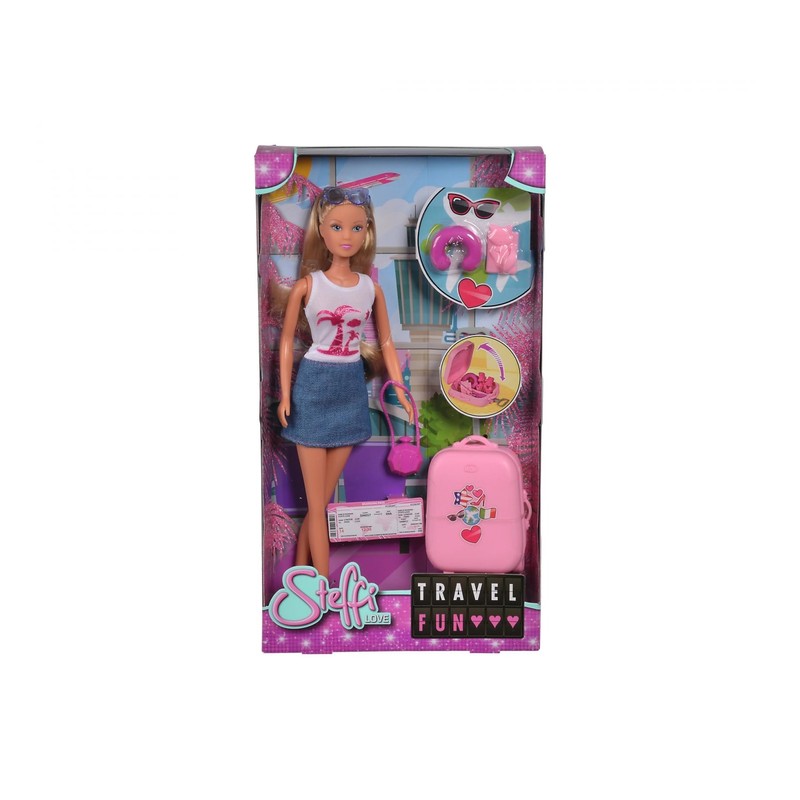 STEFFI LOVE Travel Fun Doll, multicolor