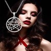 CHOORO Necronomicon Pendant Necklace Book of Dead Pendant Necklace Stainless