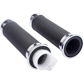 for Harley Honda Shadow VT/XVS Yamaha 1 Pair Motorcycle Grip Throttle Turnbuckle Fuel Handle Replacement 53145-MM8-000