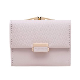 [Anlla]Small Wallets for Women Mini Wallet Card Holder Coin Purse Cute Slim Pink