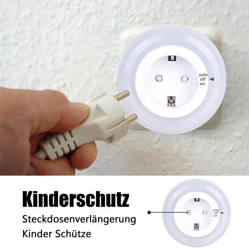 emotionlite Night Light Socket with Twilight Sensor, LED Night Lamp,