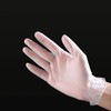 Aitsite 100Pcs Vinyl Disposable Gloves, Medium Clear Powder Free Gloves