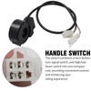 GMAPATS Universal 7/8" 22MM Handlebar Switch, Integrated Motorcycle Horn and