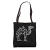 Camel Wire Frame Tote Bag