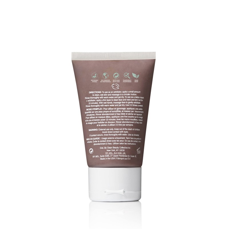 Clean Reserve Hair & Body Purple Clay Detoxifying Face Mask