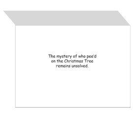 CafePress Funny Chihuahua Christmas Card Folded Greeting Card Glossy