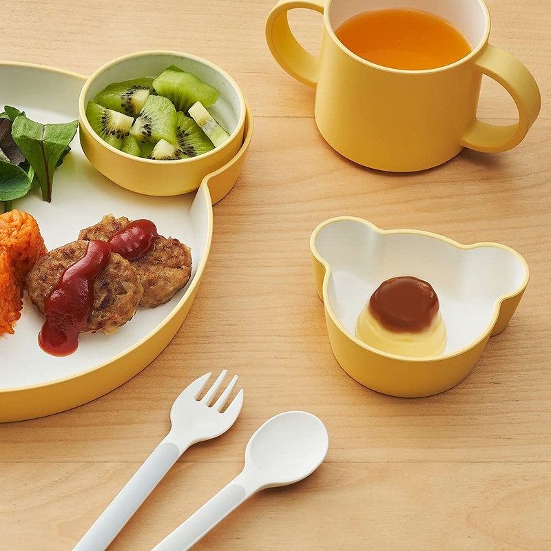 Tak JTN-0133-OR Kids Dish Bowl, Orange Bear SS