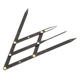 Healvian Professional Eyebrow Measuring Tool Golden Ratio Ruler Stencil for Microblading