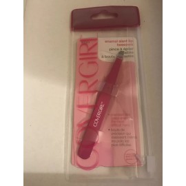 COVERGIRL New COVERGIRL ENAMEL SLANT TIP TWEEZERS RARE ORIGINAL PRECISION TIPS IN POUCH