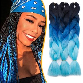 Silk-co. braid extensions, 61 cm