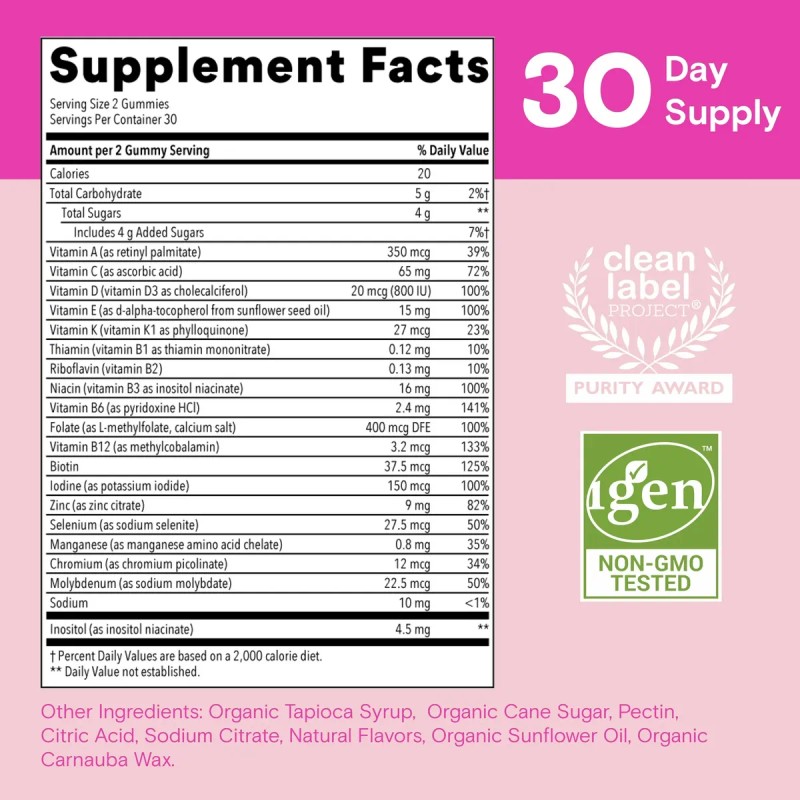 Smarty Pants Multivitaminas Para Niñas Adolescentes 60 Pzas