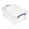 Really Useful Box 9 Liter Plastic Stackable Storage Container with