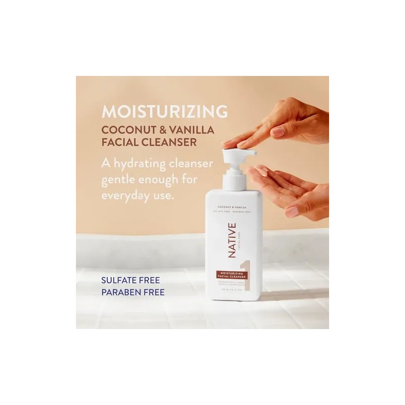 Native Jabón Limpiador Facial Hidratante Unisex Natural Vega Tipo De