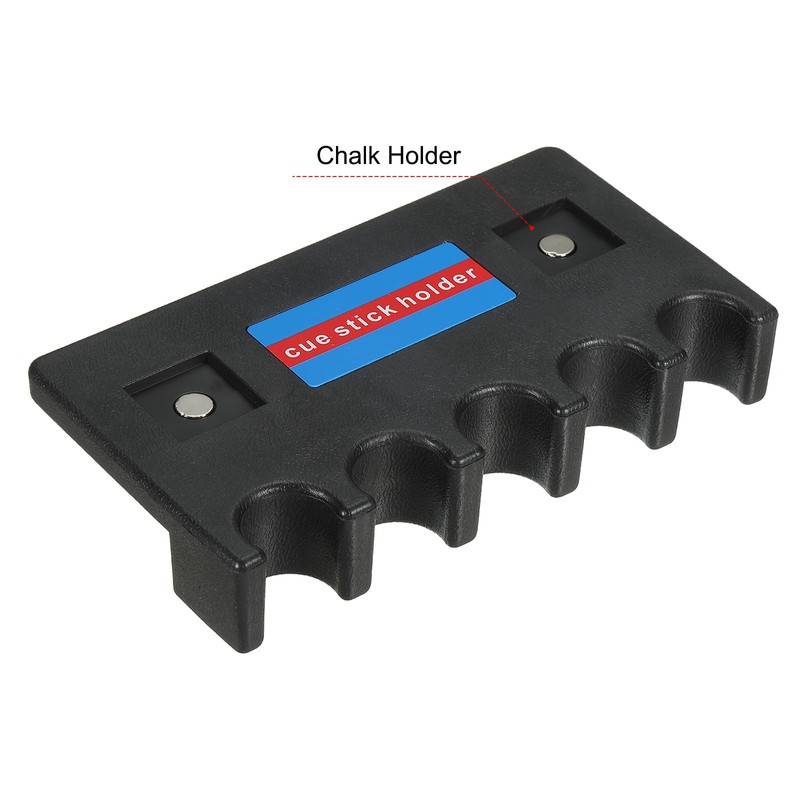 PATIKIL 1Pcs 5 Holes Cue Holder, Plastic Portable Pool Stick