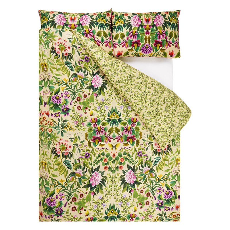 Designers Guild Duvet Cover Printed Cotton Percale Ikebana Damask 140