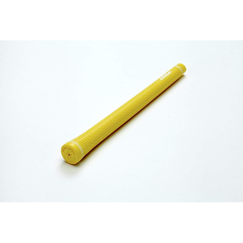 elitegrips TD50 SOFT 7-Pack Golf Grips, Acid Yellow with Backline