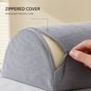 Half-Moon Memory Foam Bolster Pillow for Knee, Ankle, Back &