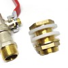Lever Outside Tap, IBC Tank Adapter Brass Bib and Tap