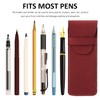 KSBBHDS Pack of 2 Pencil Case, PU Leather Pencil Case,