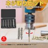 ANZOBEN Screw Removal Bit Stainless Steel Screw Removal Bit Extractor,