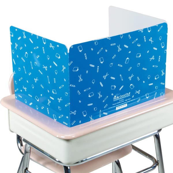 Really Good Stuff Standard Privacy Shields Set of 12, Blue