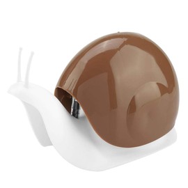 Cute Snail Soap Dispenser, Soap Liquid Dispenser Snail Shape Press Style Soap Liquid Bottle Hand Lotion Dispenser Bathroom Accessories for Bathroom, Kitchen Counter (Brown)