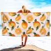 XSMEI Oranges Pattern Beach Towel Extra Large 36" x 72",