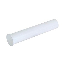 EZ-FLO 1-1/2 Inch x 6 Inch Flanged Tailpiece, Direct Connection for Tubular Drain Applications, White Polypropylene, 35356