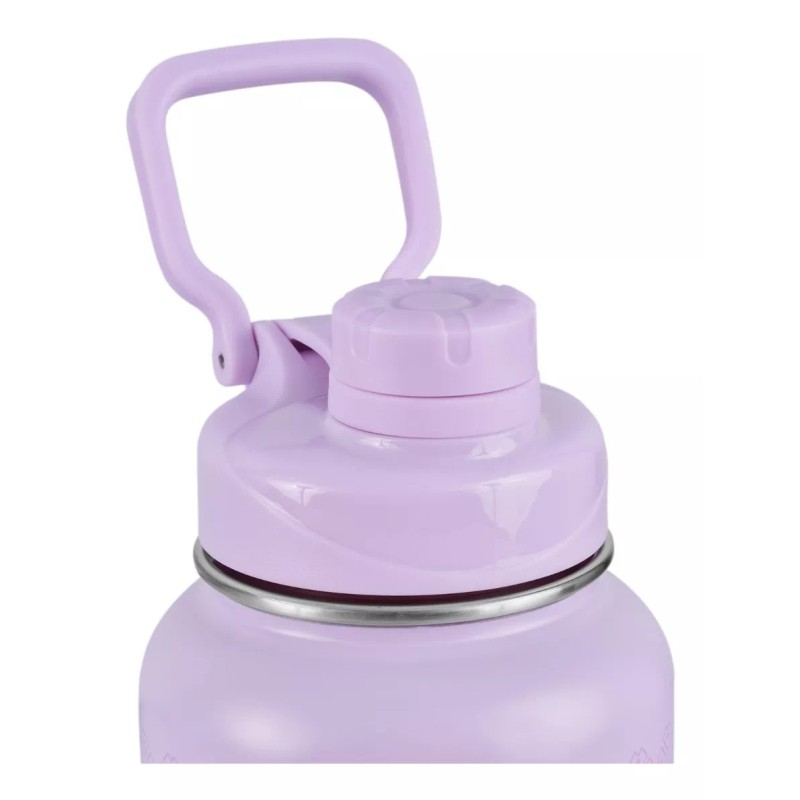 LuckyLy Termo Acero Inoxidable 1 Litro, Botella Agua Inicial Luckyly