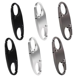 6 Pieces of Anti-Theft Zipper Lock,Zipper Clip Anti-Theft Deterrent， Mini S-Shaped Hook, Suitable for Backpacking, Camping, Fishing, Travel and Other Outdoor Sports