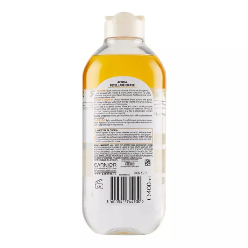 Garnier 가르니에 아르간 오일 데일리 세제가 포함된 미셀라 워터 400ml